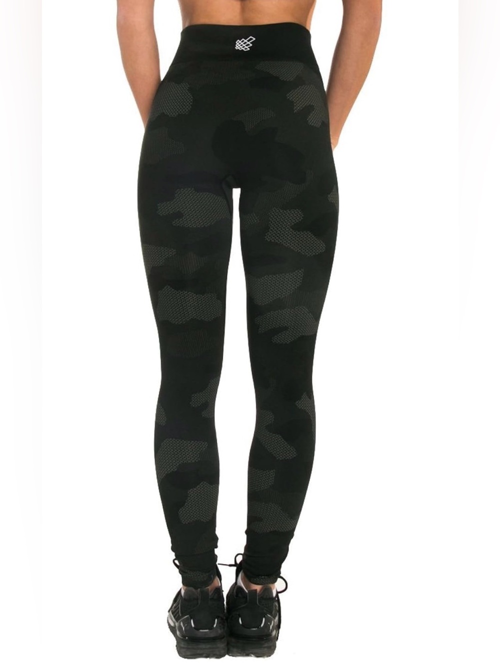 Jed North Women's Seamless Athletic
Gym Fitness Workout Leggings Camo Black